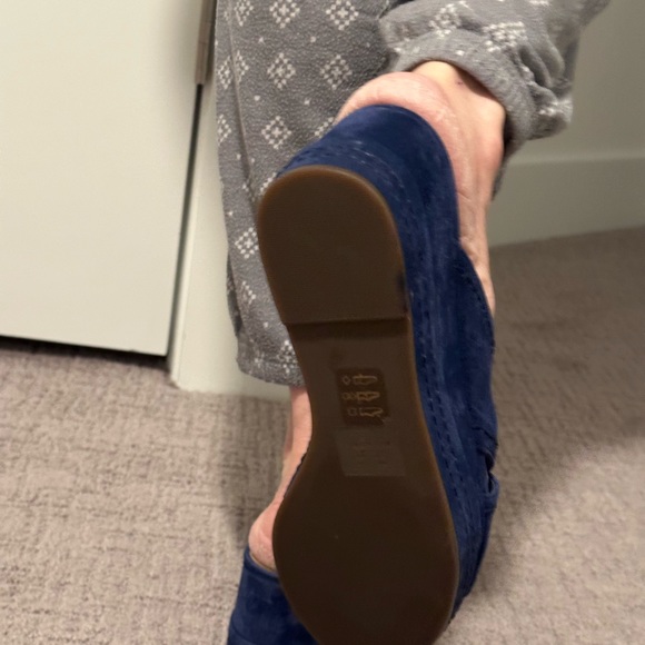 Idore blue wedge sandals - Picture 11 of 11